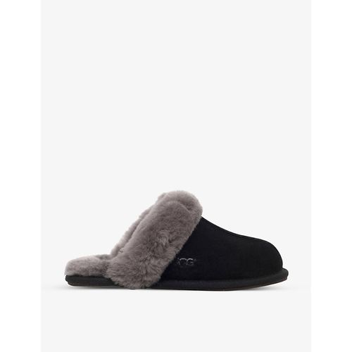 Womens Blk/grey Scuffette II Slippers