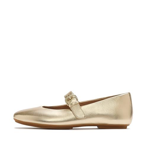 FitFlop Women's Delicato Soft Leather Mary Janes Ballet Flat
