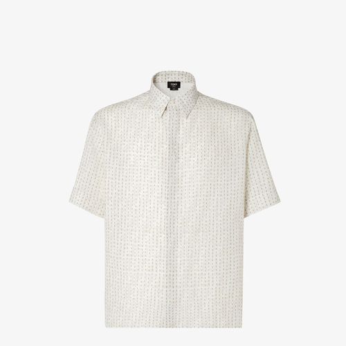 Stylish Mini Linen Shirt with Signature Stitching