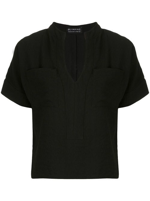 Maggiolina pockets blouse - Black