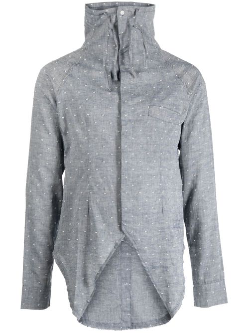 The Paradis polka-dot print shirt - Blue