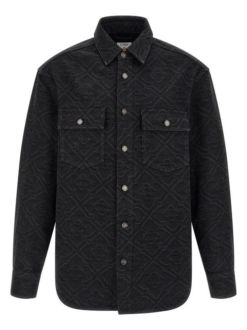 Laser Long-Sleeve Denim Shirt