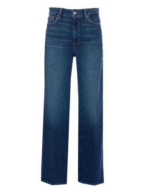 PAIGE logo-patch jeans - Blue
