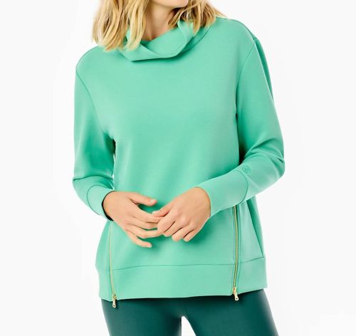 Everyday Turtleneck Pullover In Sage