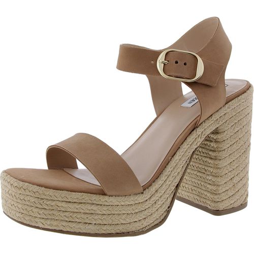 Janice Womens Woven Nubuck Platform Sandals