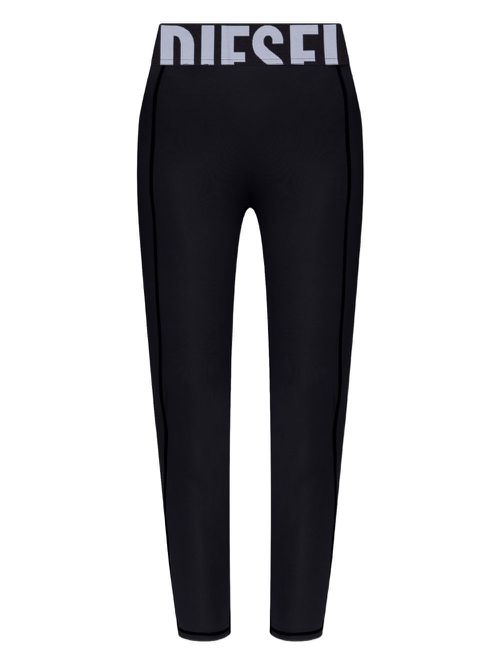 Adeline logo-waistband leggings - Black