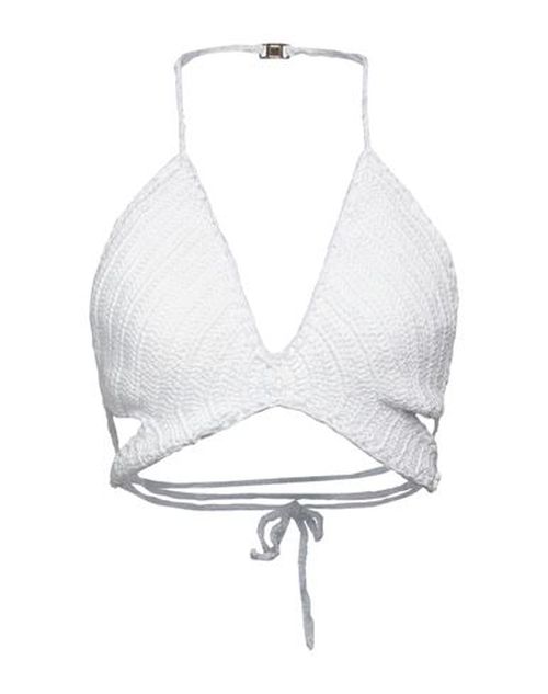 Forte_forte Woman Top White Size 2 Cotton, Polyamide, Elastane