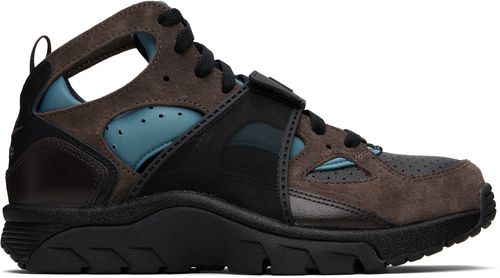 Black & Brown Air Huarache Sneakers