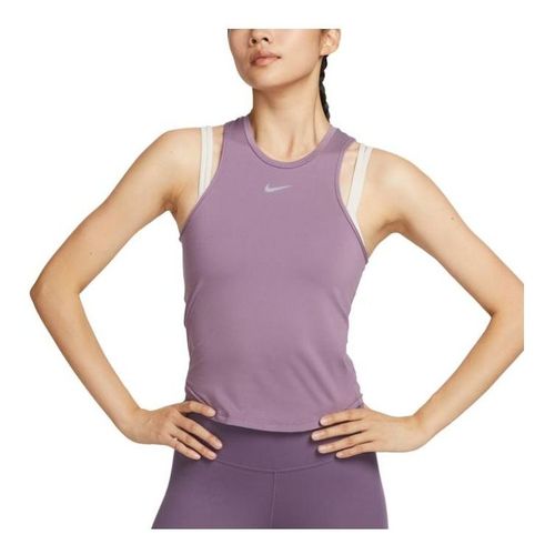 (WMNS) Dri-FIT One Luxe Women's Cropped Tank Top 'Purple'