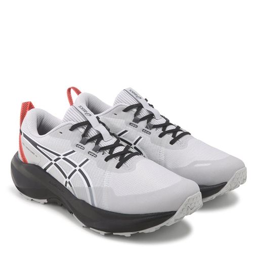 Men's Gel-Venture 11 Trail Running Shoes (Light Grey/Black/Red)