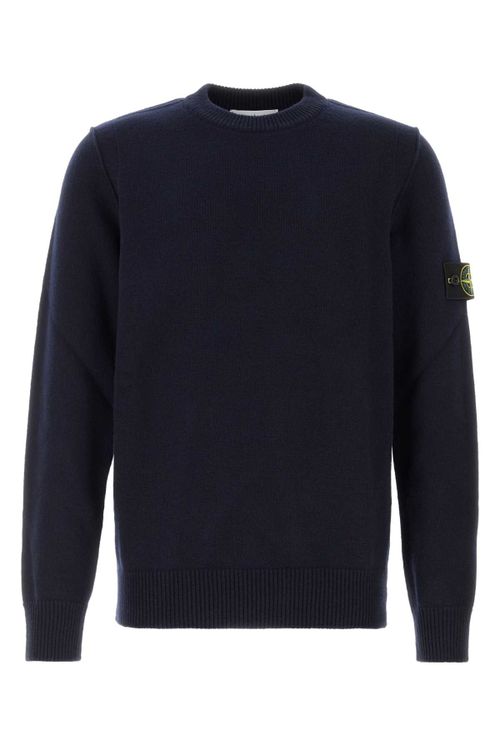 Neck Sweater — Navy