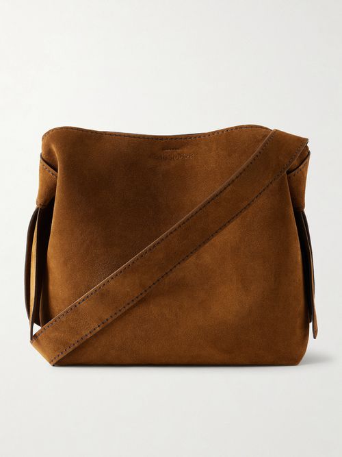 Men - Musubi Suede Shoulder Bag