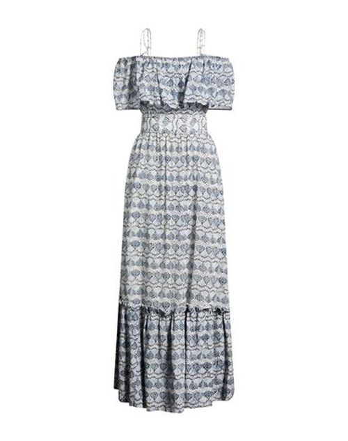Woman Maxi dress Light blue Size 8 Cotton, Viscose