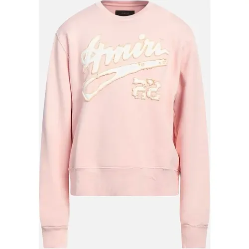 Men's Amiri 22 Design Pink Sweatshirt - Size: 40/Regular