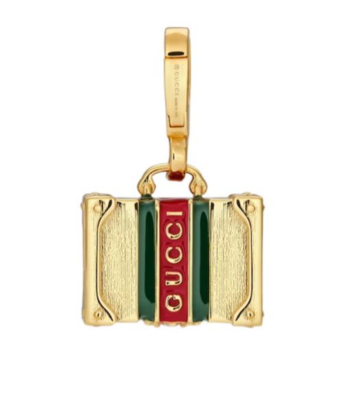 Savoy charm with enamel