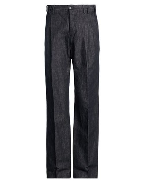 Man Jeans Blue Size 28 Cotton, Linen