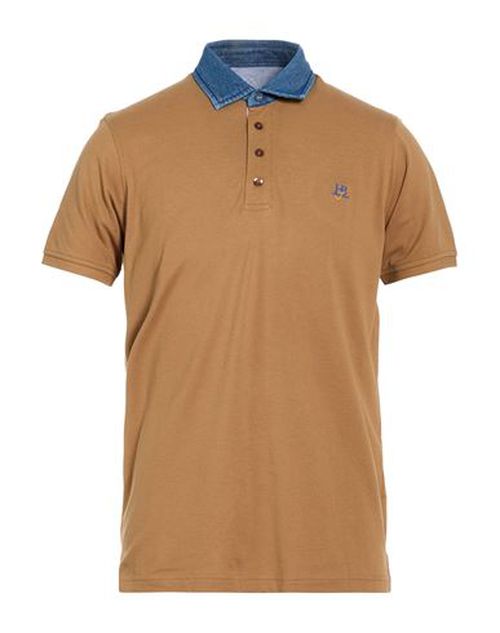 Man Polo shirt Light brown Size M Cotton