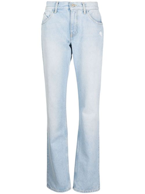 Girlfriend straight-leg jeans - Blue