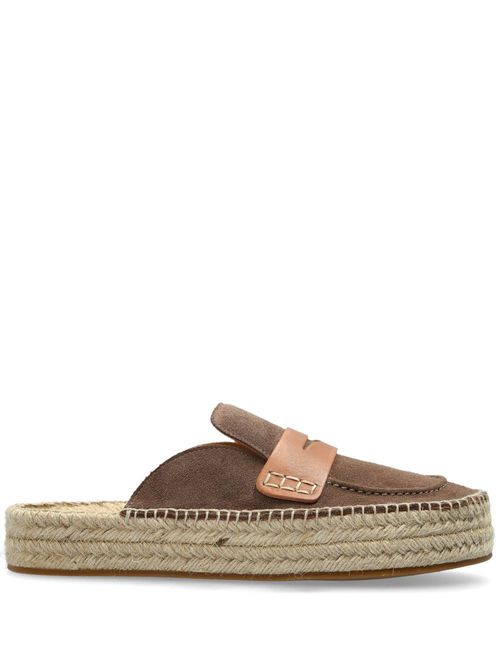 Suede mules - Brown