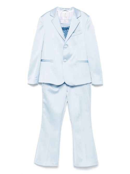 Satin suit - Blue