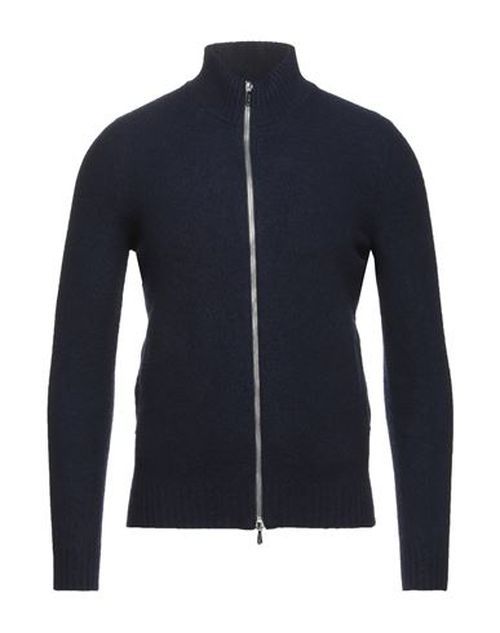 Man Cardigan Midnight blue Size 36 Lambswool