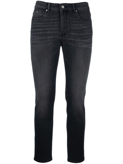 Washed-effect jeans - Black