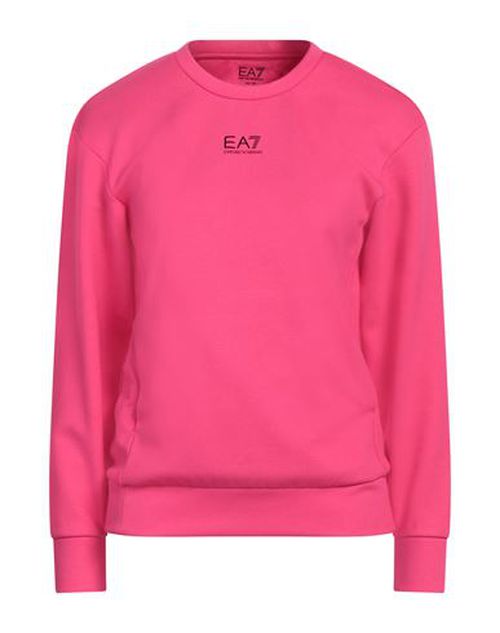 Ea7 Woman Sweatshirt Fuchsia Size L Polyester, Cotton