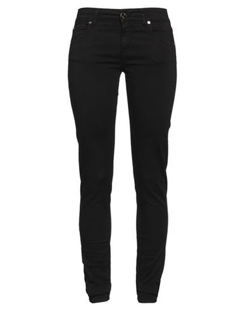 G. sel Woman Pants Black Size 25 Cotton, Elastane