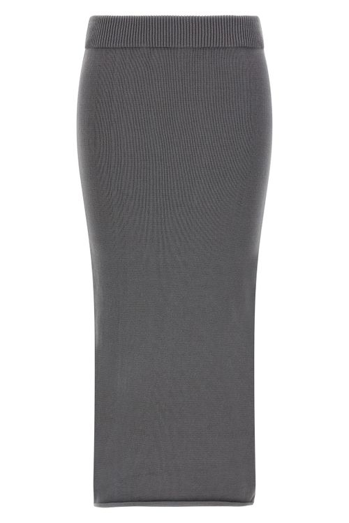 'Raw Knit Skirt