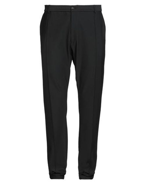 Man Pants Black Size 38 Polyester, Elastane
