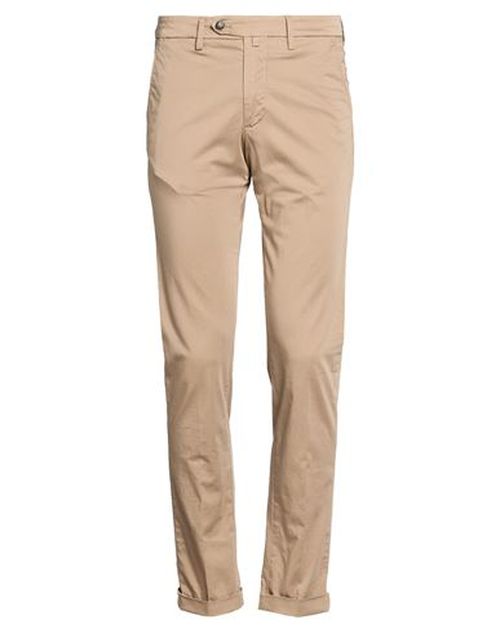 Man Pants Beige Size 31 Cotton, Elastane, Organic cotton