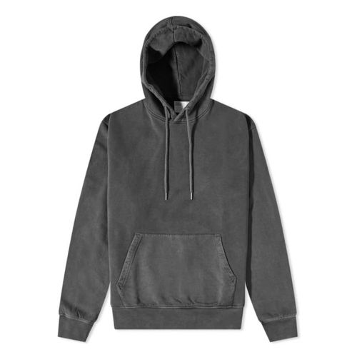 Classic Organic Hoodie In Faded Black