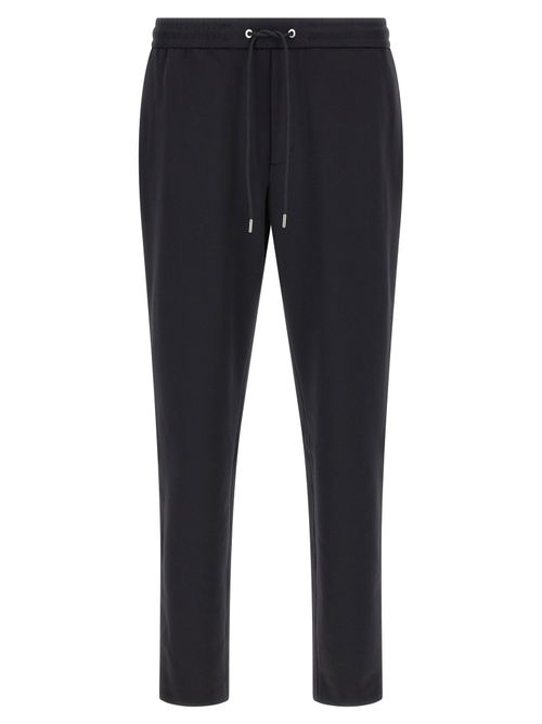 Logo Patch Joggers — Black