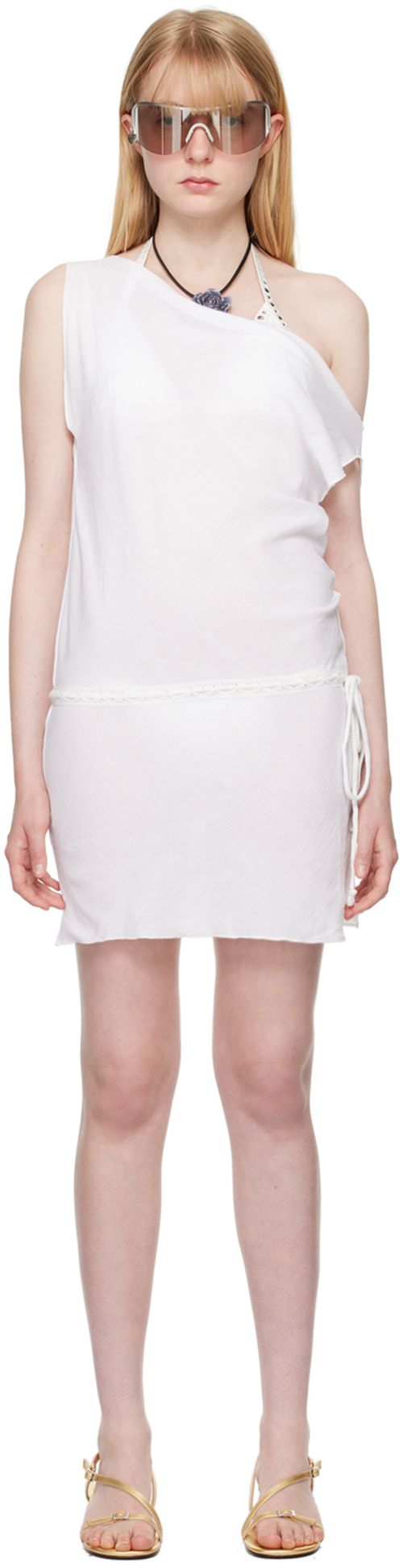 Gimaguas White Cala Minidress