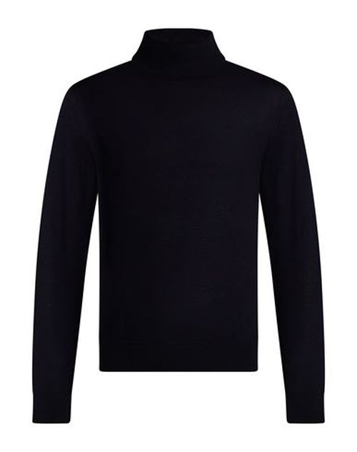 Man Turtleneck Midnight blue Size 36 Virgin Wool