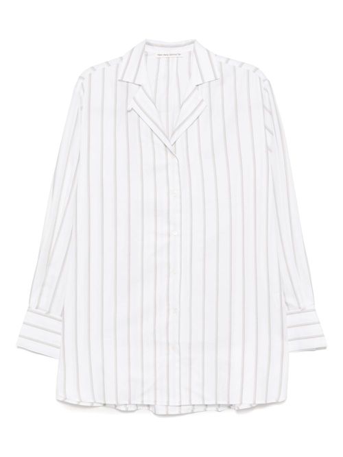 MARK KENLY DOMINO TAN Solin Cotton Dobby shirt - White