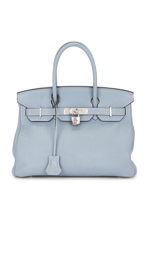 FWRD Renew Hermes Togo Birkin 30 Handbag in Baby Blue