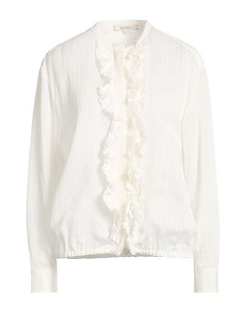 Woman Shirt White Size 2 Viscose, Silk