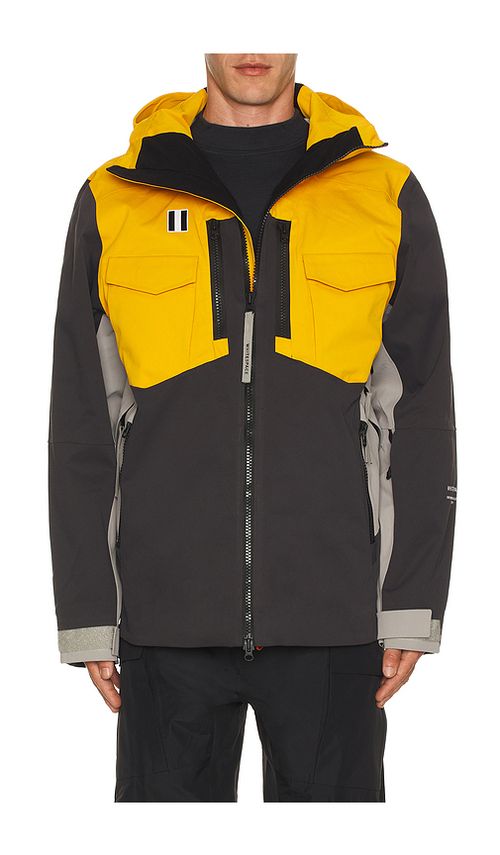Whitespace 2L Insulated Cargo Jacket in Golden Yellow Rock Ridge & Phantom. S also in L, M, XL/1X