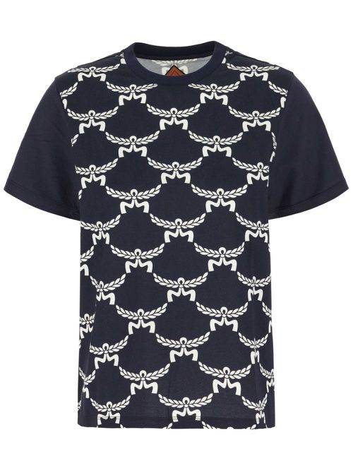 Logo-print T-shirt - Blue