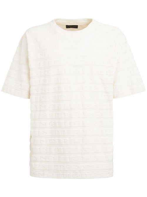 Logo terry-cloth T-Shirt - White