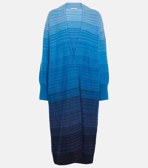 Blue Degrade ombré cardigan