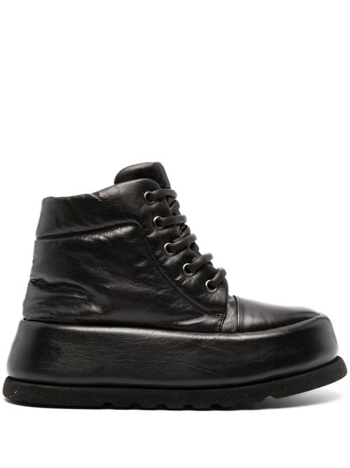 Bombo 65mm leather lace-up shoes - Black