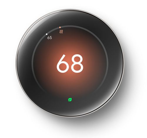 Nest Learning Thermostat (4th Gen) in Polished Silver