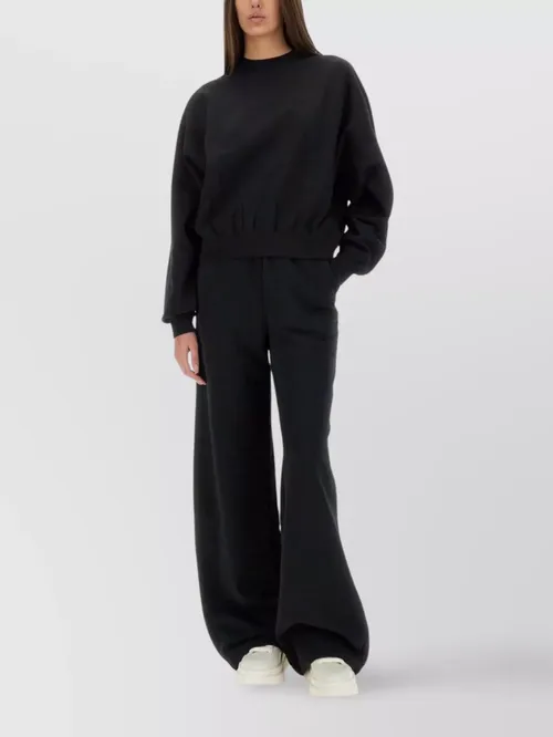 Y-3 - logo crew neck sweatshirt