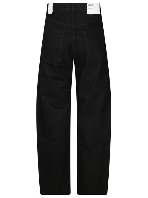 High Rise Mini Distressed Denim Jeans