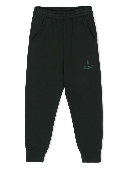 Draco logo-print track pants - Green