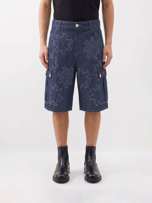 Pants Men color Blue