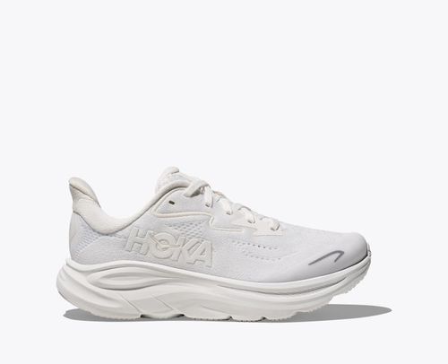 HOKA Clifton 10 Shoes in White/White