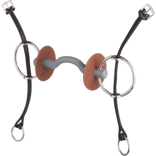 Raising bit for horse with tongue port, soft Beris